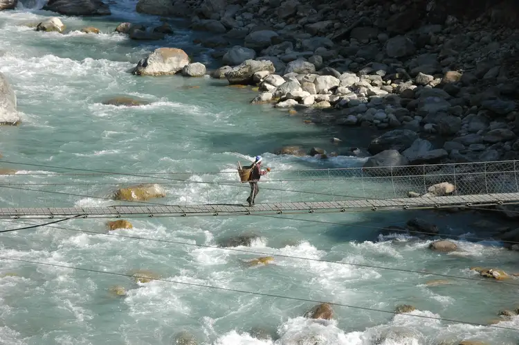 Trek de Galeshwor à Bas Kharka : traversée de la Kali Gandaki et villages Magars au Népal