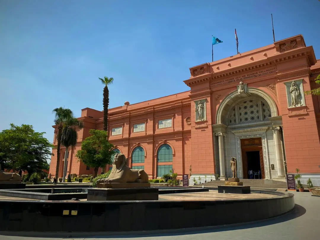 Voyage en Egypte - Devanture du Musée Egyptien du Caire