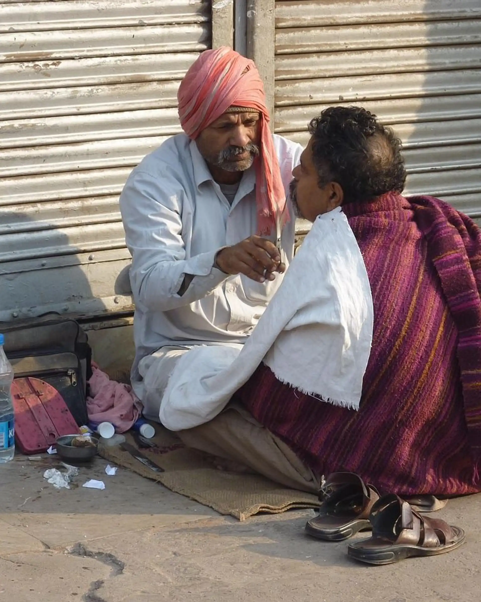 scène de vie Delhi Inde shanti travel 