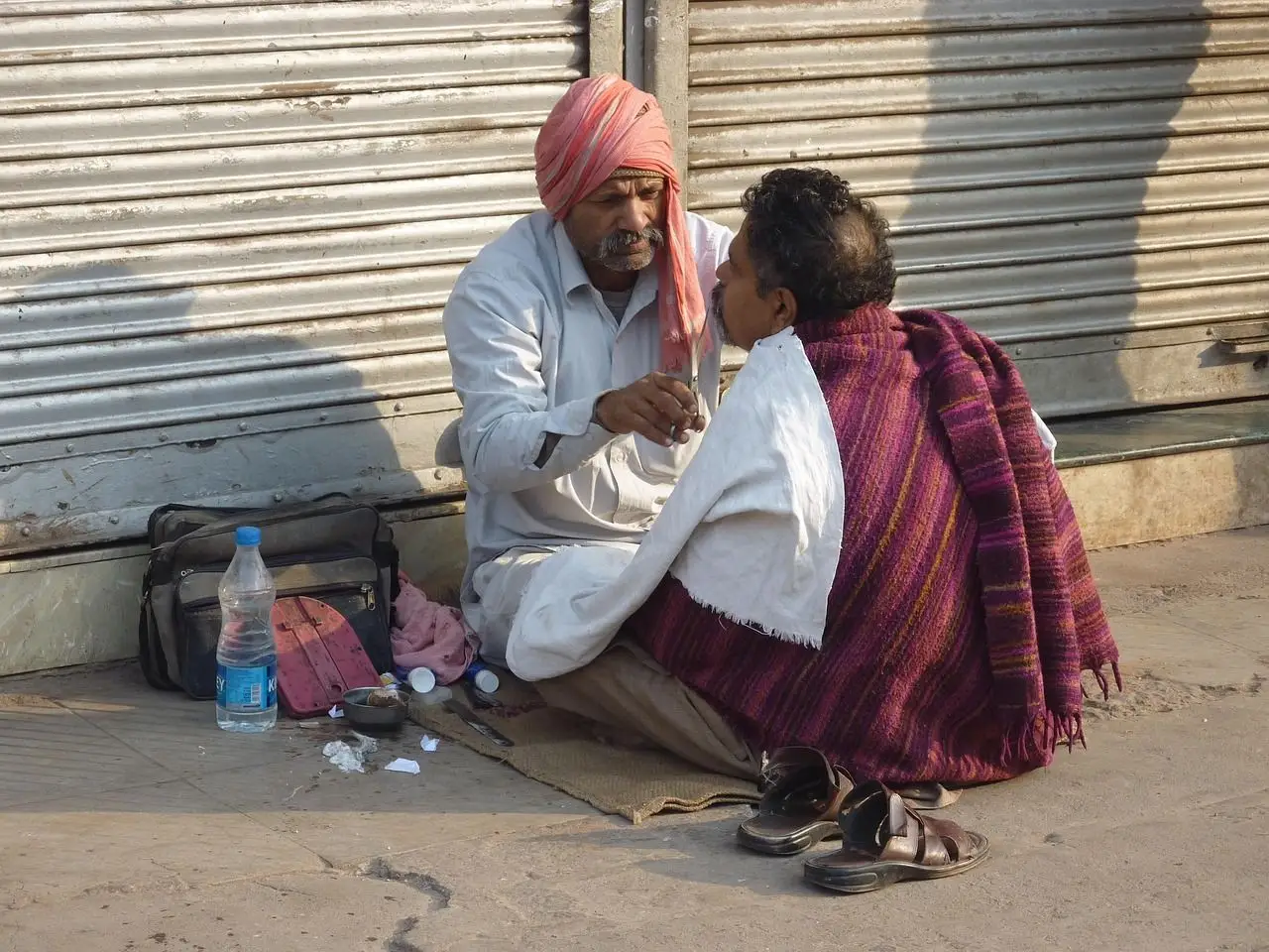 scène de vie Delhi Inde shanti travel 