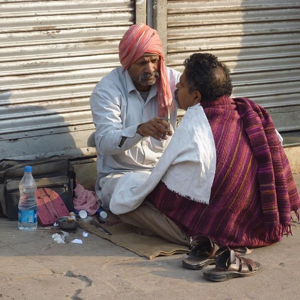 scène de vie Delhi Inde shanti travel 