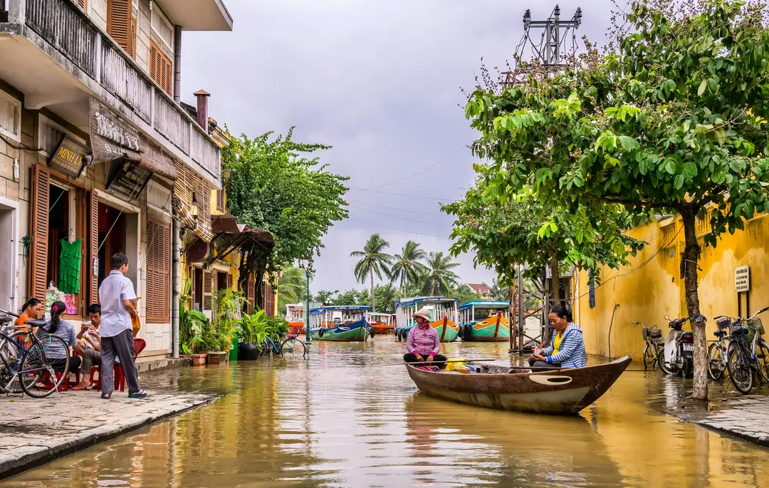 Inondations à Hội An pendant la saison des pluies