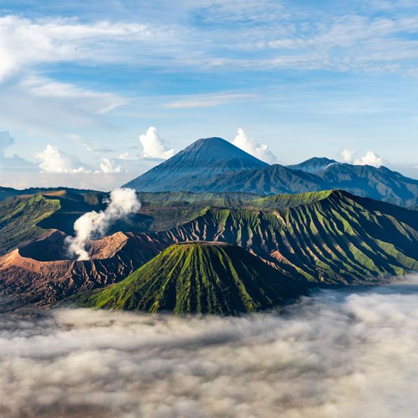 Wulkan Batur in Indonesien