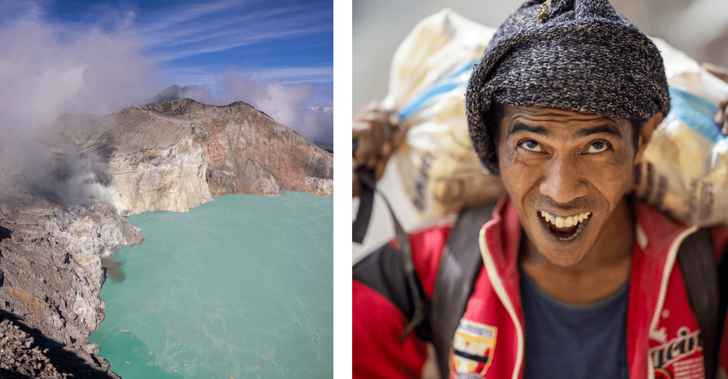 Voyage en Indonésie - les porteurs de soufre du Mont Ijen : entre enfer et émerveillement sur l'île de Java