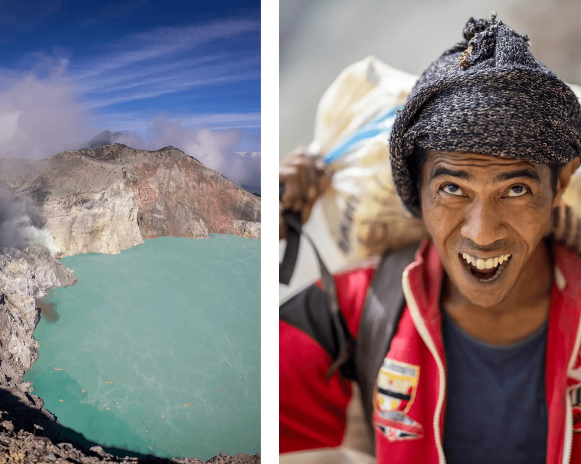 Voyage en Indonésie - les porteurs de soufre du Mont Ijen : entre enfer et émerveillement sur l'île de Java