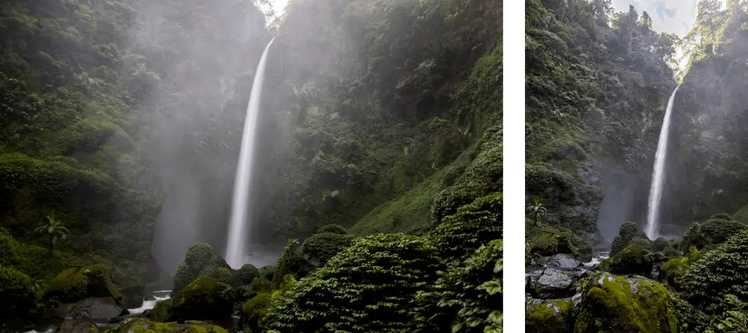 Voyage en Indonésie - cascade Coban Pelangi nichée dans la forêt tropicale près du Mont Bromo