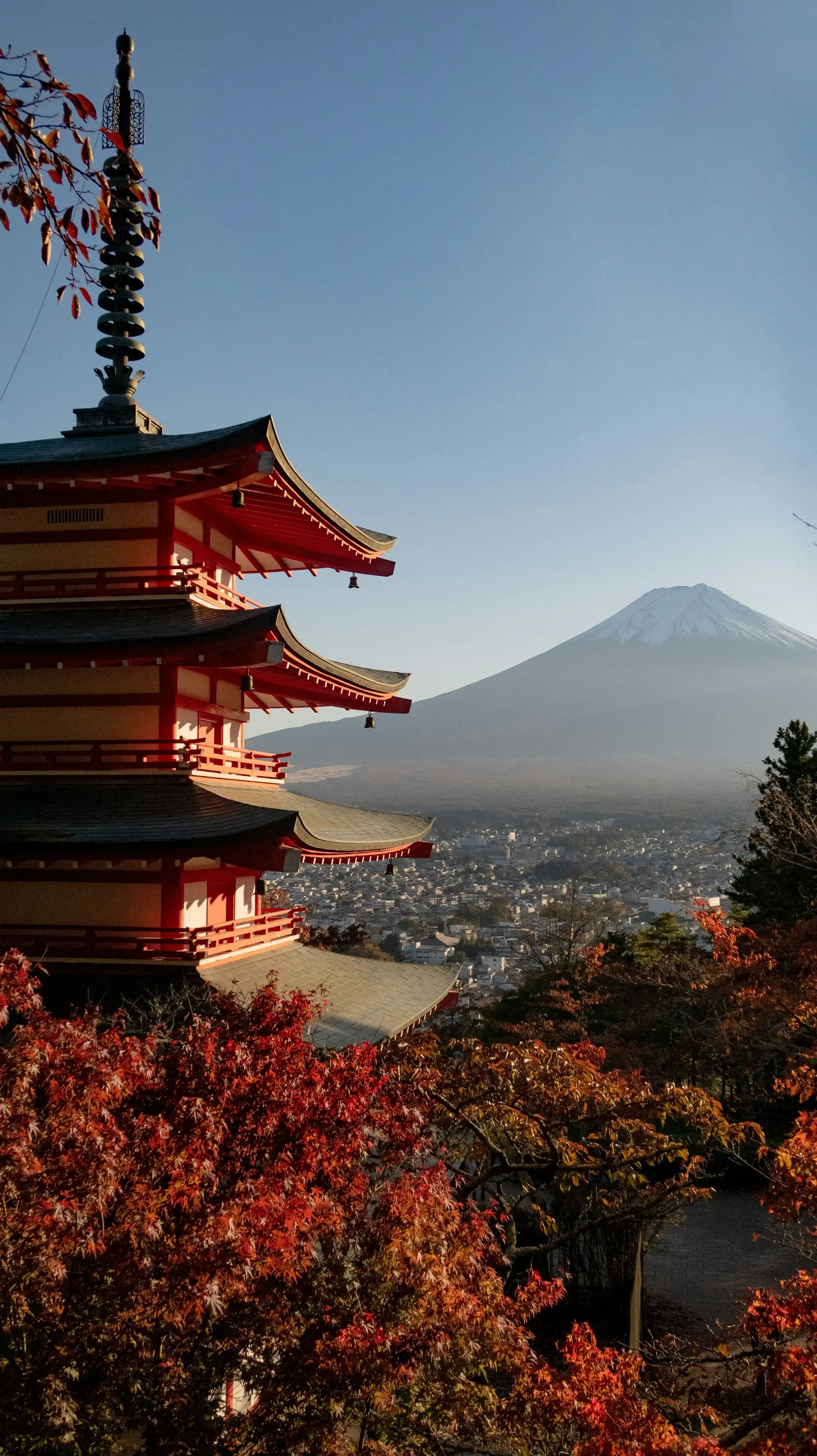 Vue sur le Mont Fuji