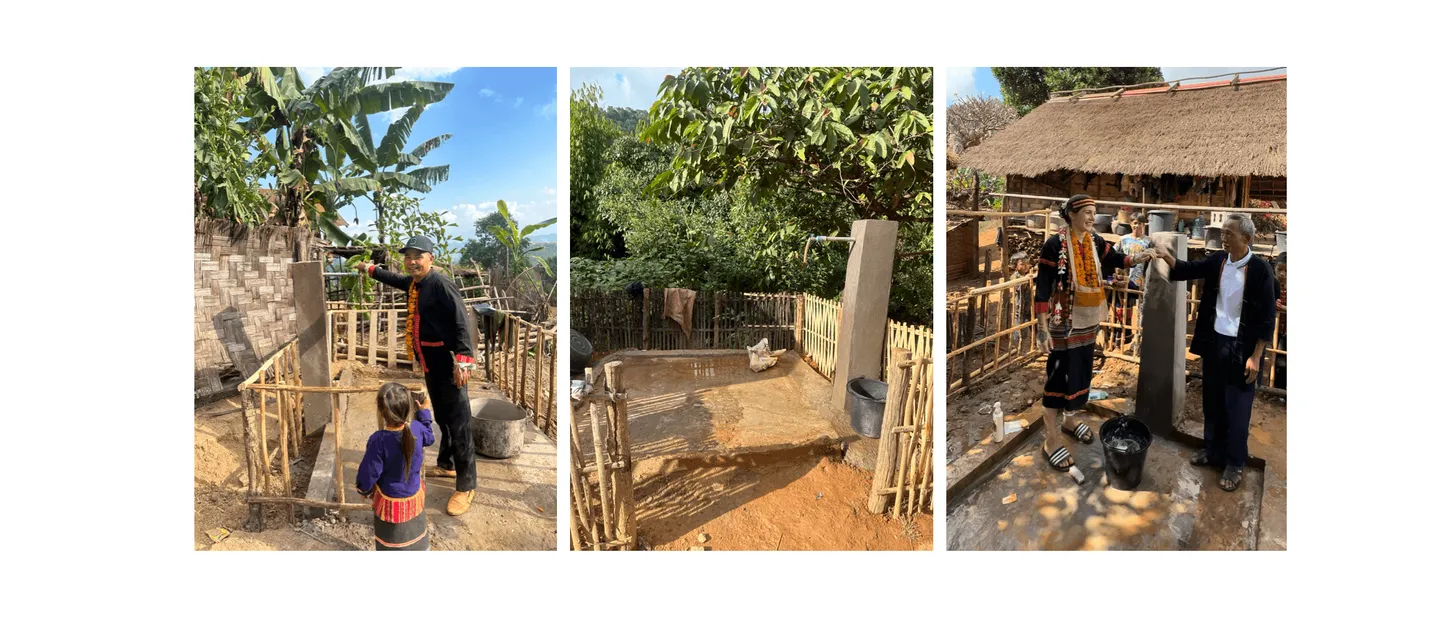 Voyage au Laos - eau potable acheminée directement dans les communautés améliorant l'hygiène et la santé