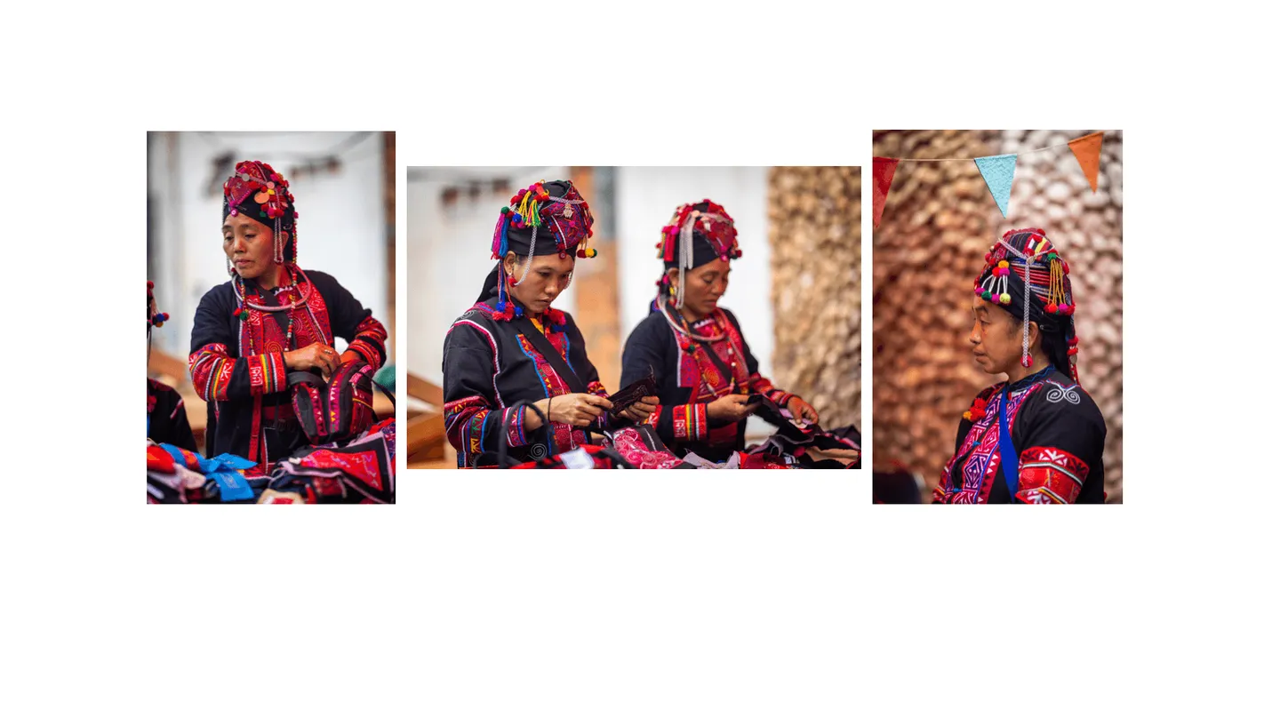 Voyage au Laos - Les tenues traditionnelles complètes de l'ethnie Oma sont désormais réservées occasions majeures 