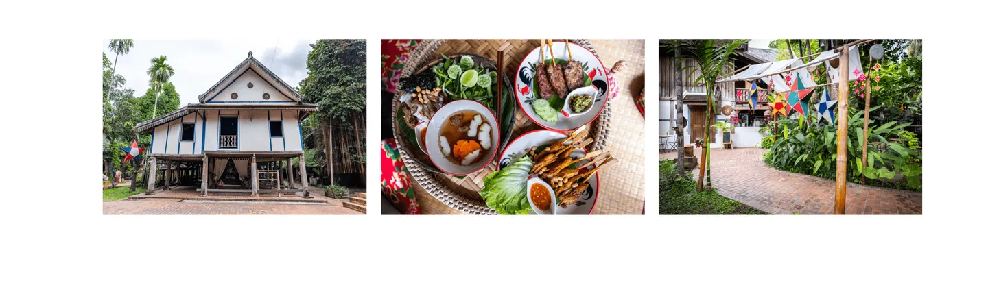 Voyage au Laos - Heuan Chan Heritage House, demeure aristocratique du XIXe siècle sur pilotis, et sa délicieuse nourriture vietnamienne Voyage au Laos - Heuan Chan Heritage House, demeure aristocratique du XIXe siècle sur pilotis, et sa délicieuse nourriture vietnamienne