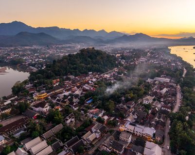 Voyage au Laos - Mont Phousi, montagne sacrée culminant à 100 mètres au cœur de Luang Prabang