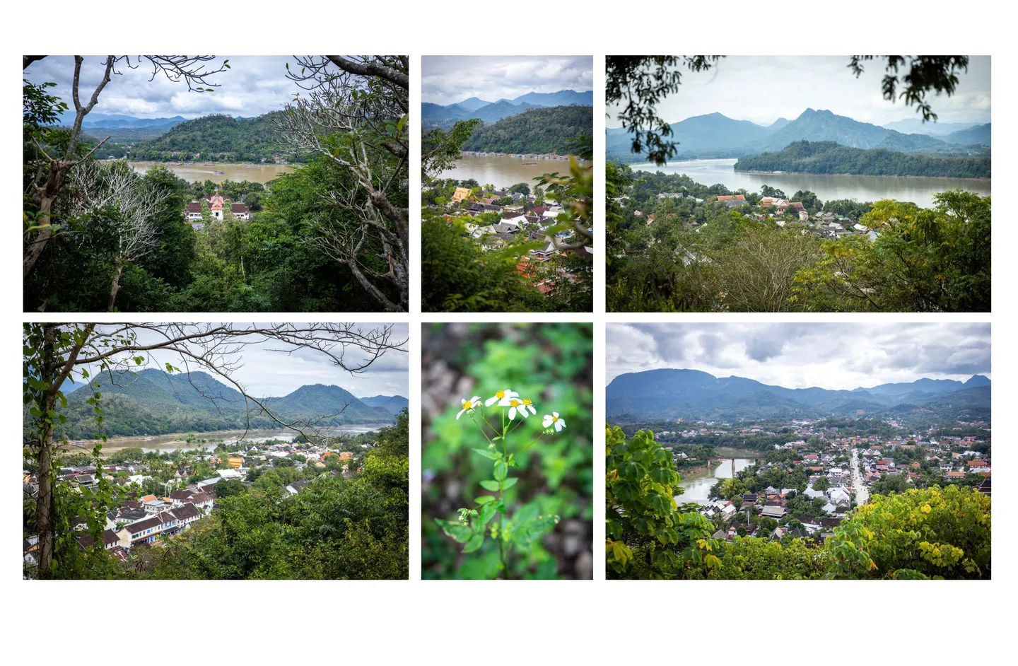 Voyage au Laos - plateforme du Mont Phousi offrant une vue panoramique à 360 degrés et de nombreux points de vue sur Luang Prabang