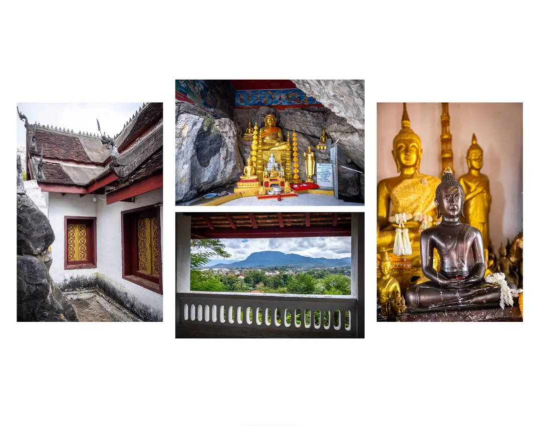 Voyage au Laos - Mont Phousi sanctuaire vivant où la spiritualité bouddhiste s'exprime quotidiennement
