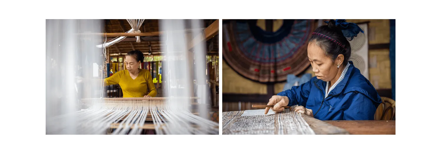 Voyage au Laos - Ock Pop Tok Living Crafts Centre soutenant plus de 500 artisans dans 14 provinces Voyage au Laos - Ock Pop Tok Living Crafts Centre soutenant plus de 500 artisans dans 14 provinces