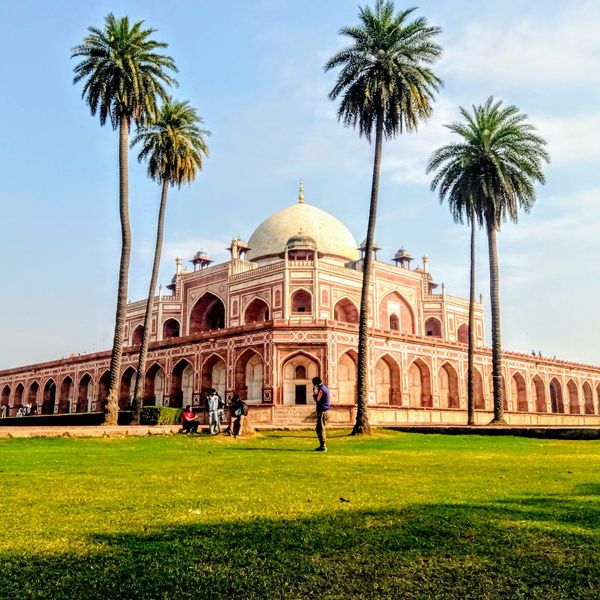 Tombeau Humayun à Delhi avec shanti Travel