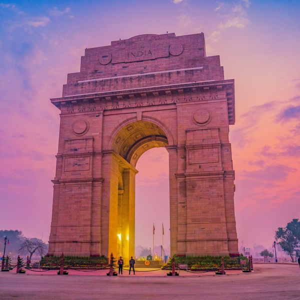 porte de l'Inde à Delhi avec Shanti Travel
