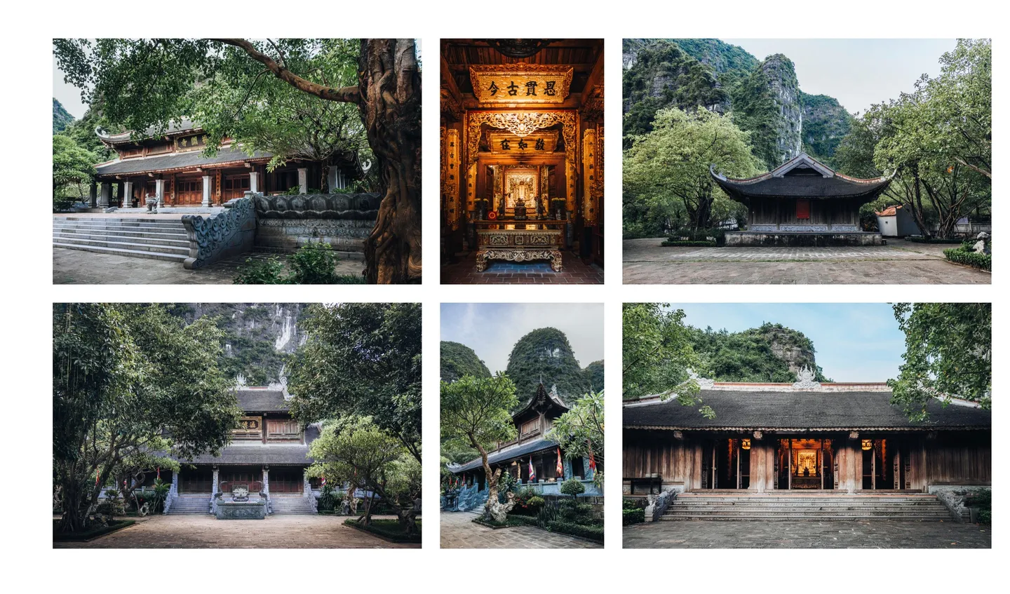 Voyage au Vietnam - pauses aux temples de Trang An permettant exploration et compréhension du contexte historique