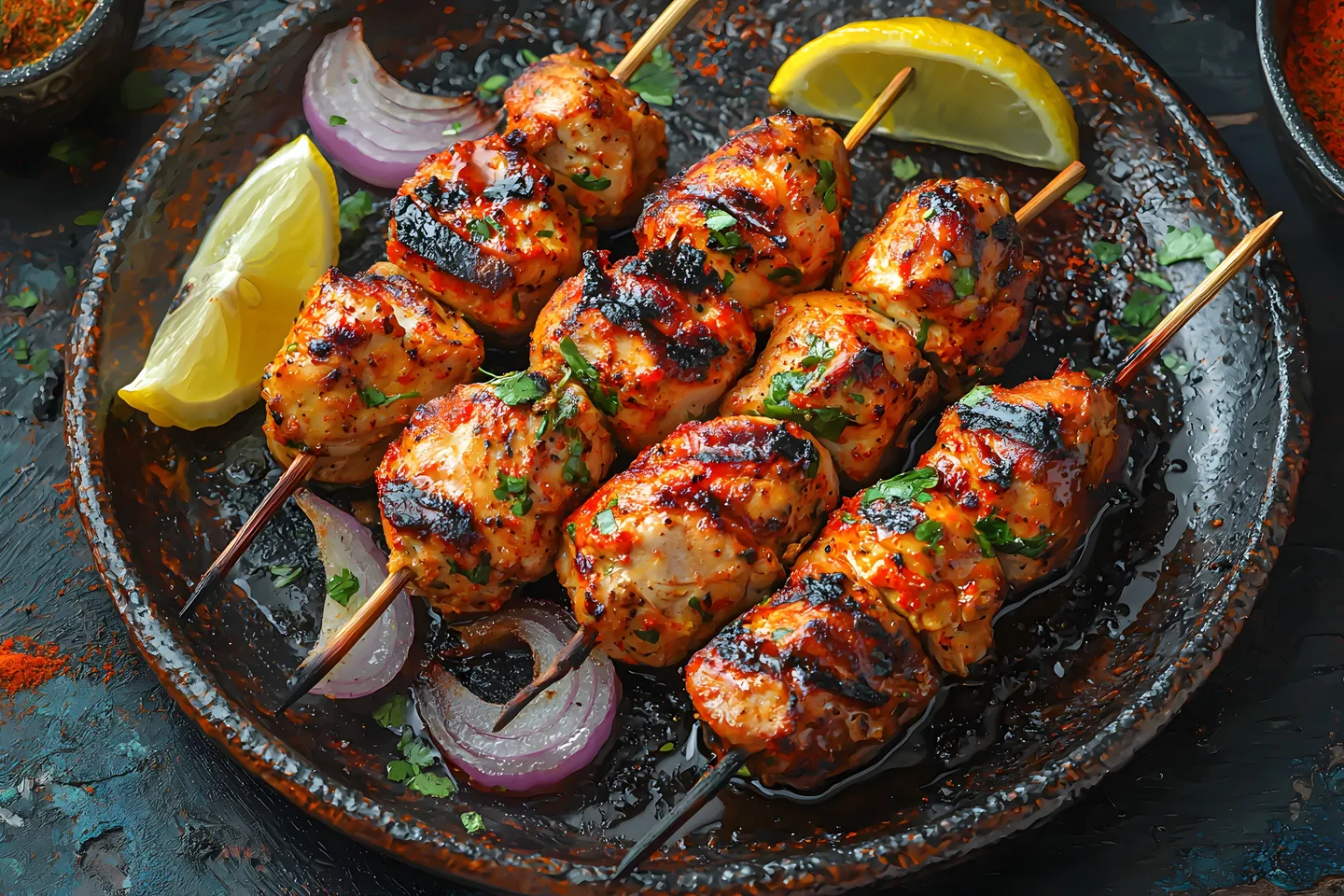 Voyage en Inde — kebab indien brochettes tandoor cuisine nord Inde Old Delhi spécialité grillades Shanti Travel