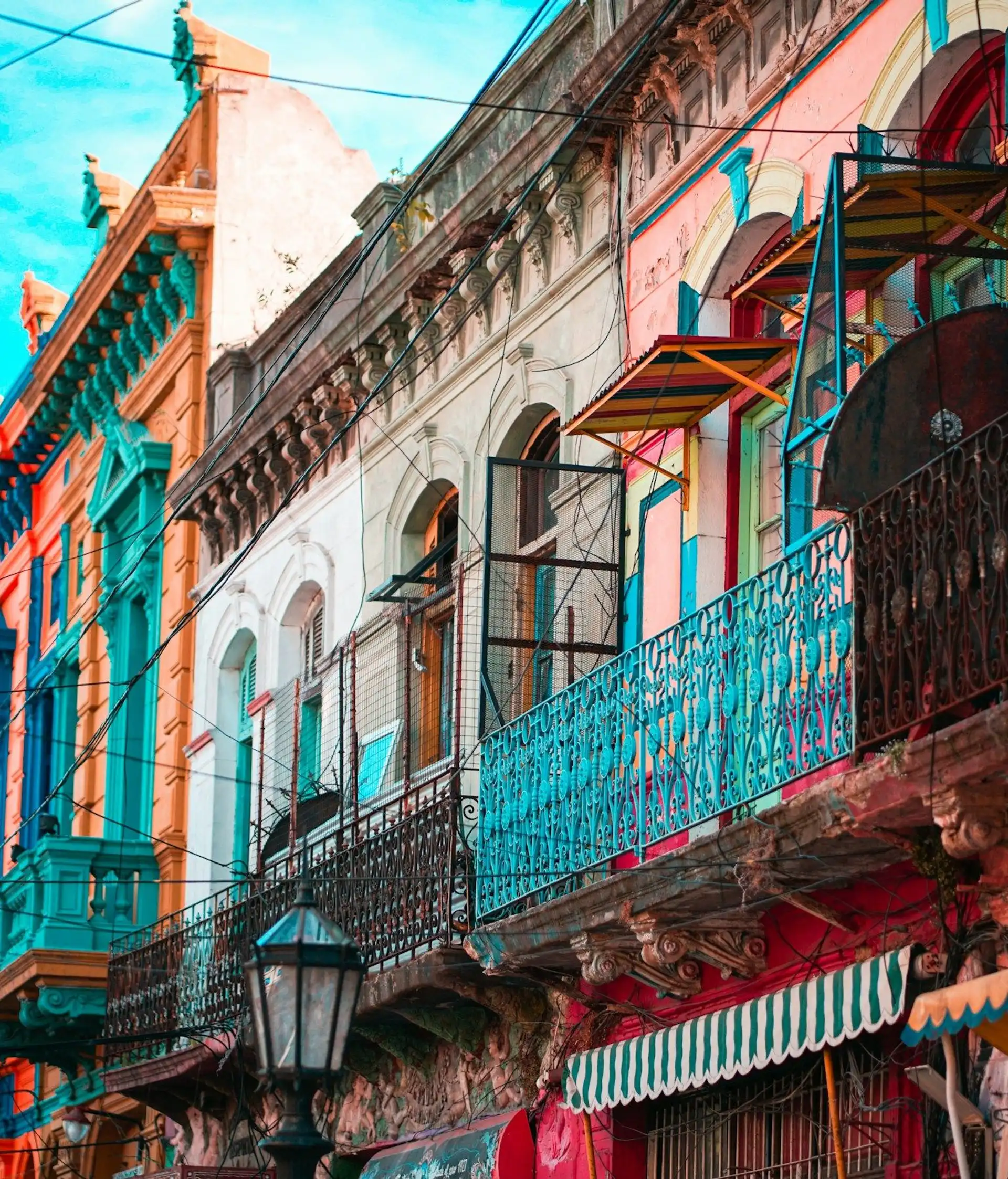 Le quartier de Caminito à Buenos Aires lors d'un voyage en Argentine