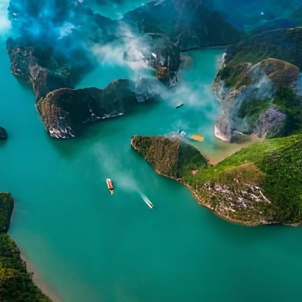 Kreuzfahrt durch die Bai Tu Long