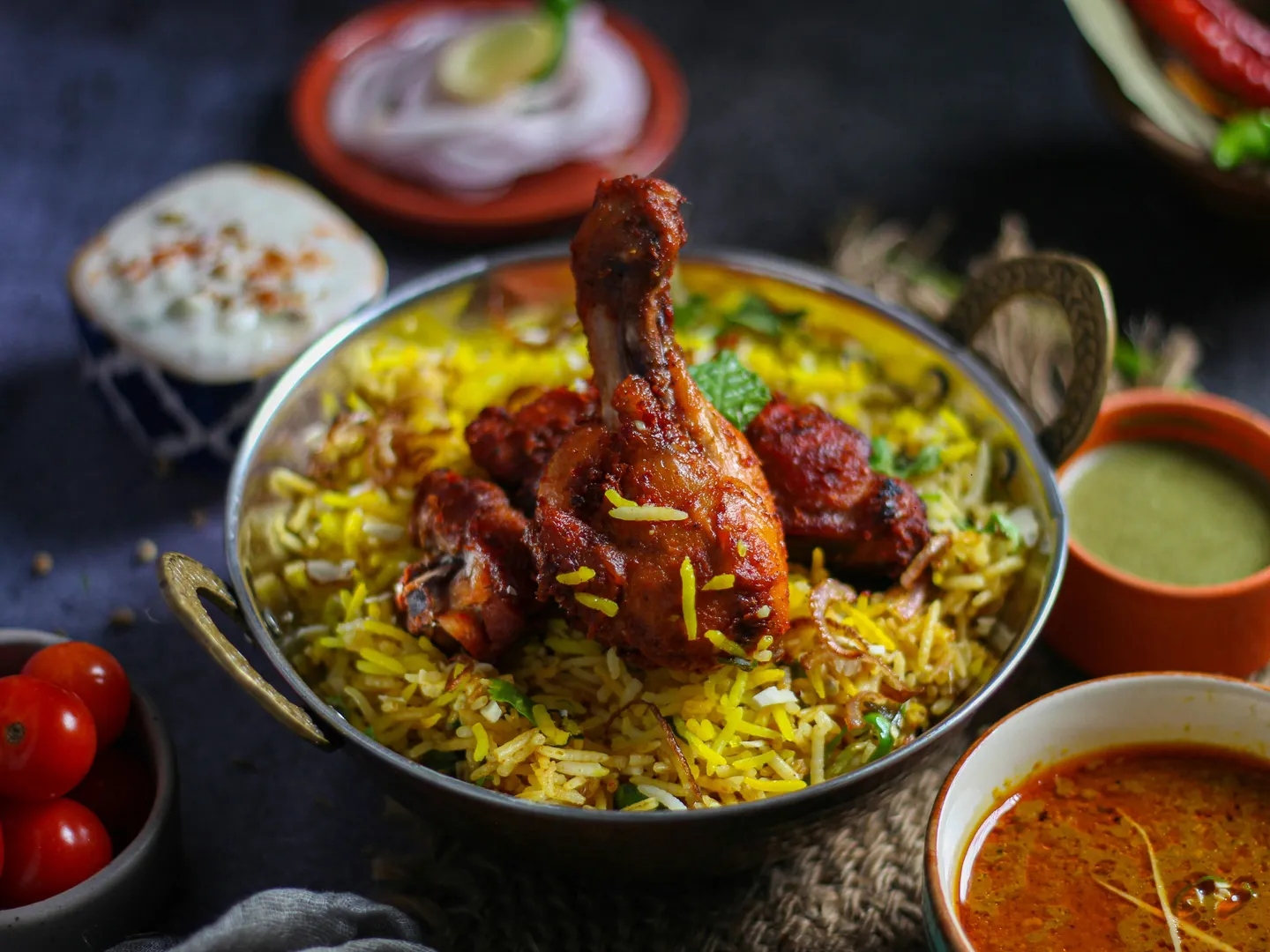 Biryani, plat indien au poulet