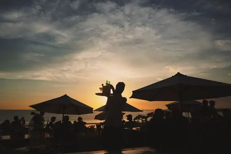  BBQ in einem Restaurant am Meer Jimbaran