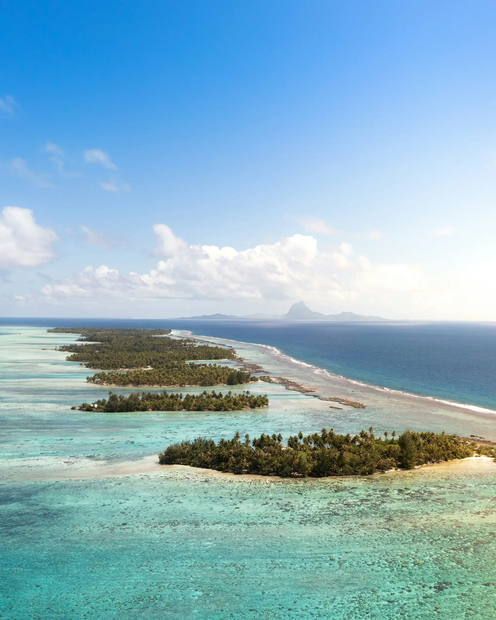 Voyage en Polynésie Française - Lagon de l'atol des îles Bora Bora