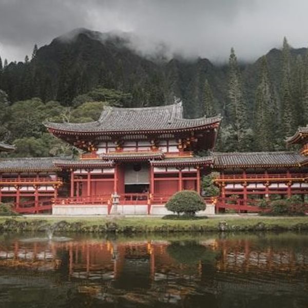 Besuch des Byodo-in Tempel in Japan