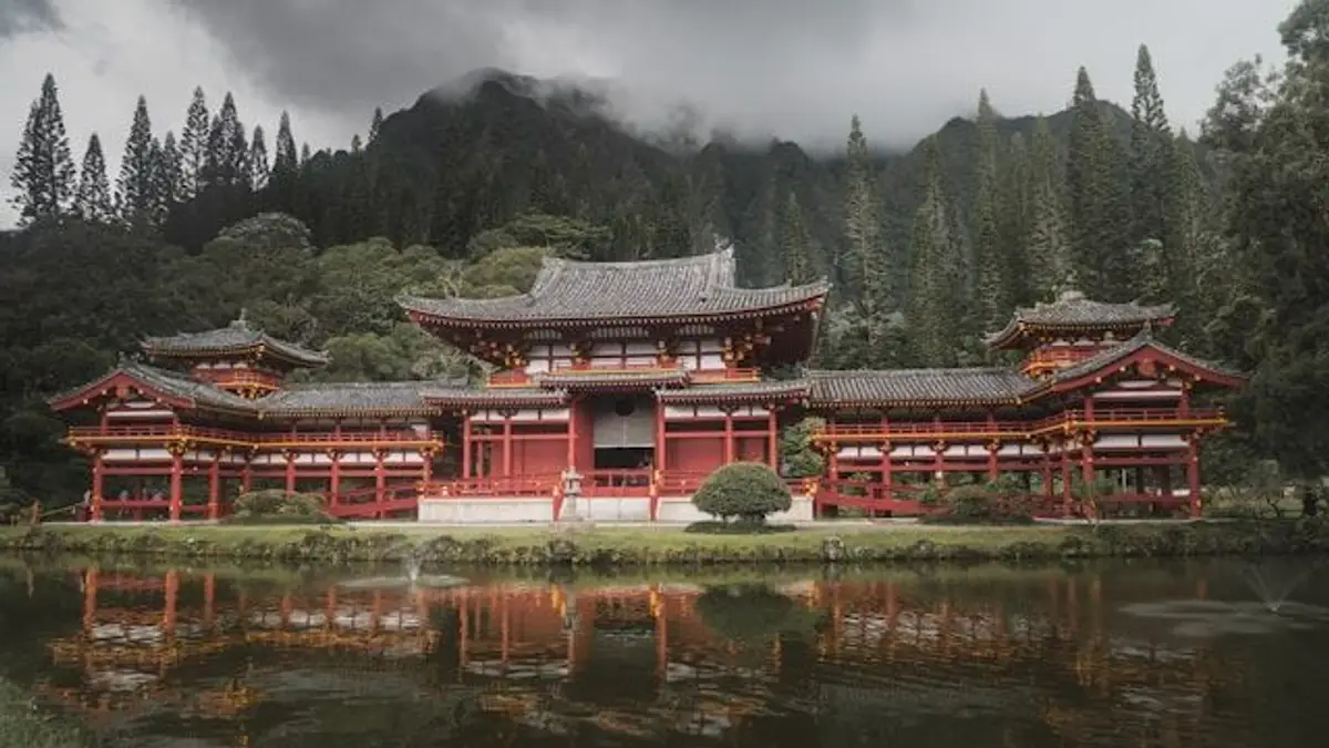 Besuch des Byodo-in Tempel in Japan