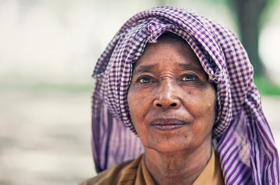 Voyage au Cambodge : Portrait d'une femme cambodgienne