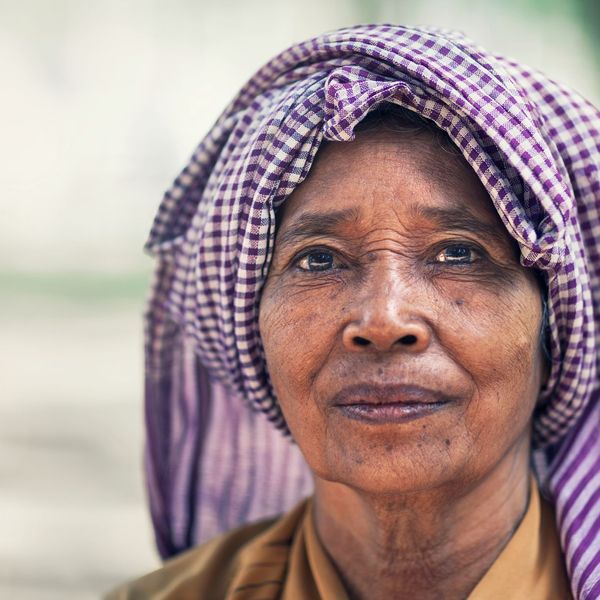 Voyage au Cambodge : Portrait d'une femme cambodgienne