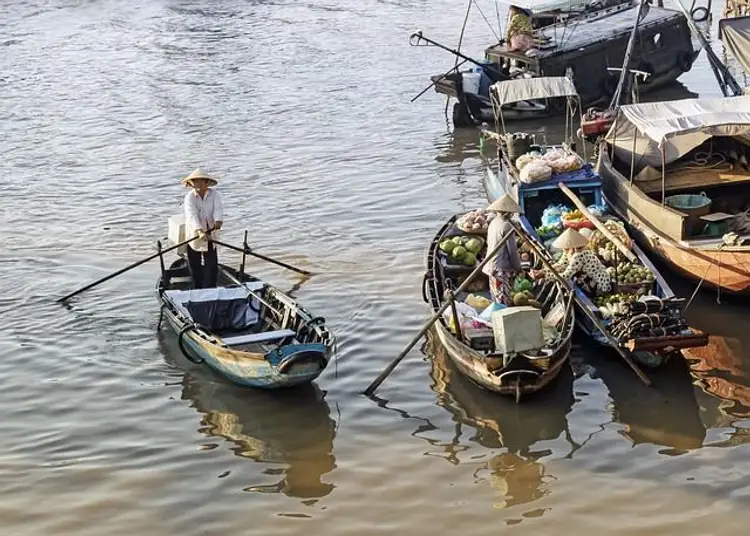 Cai Rang Schwimmender Markt vietnam
