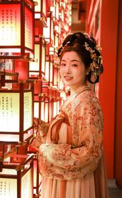 Voyage en Chine - Femme en tenue traditionnelle à Xi'an