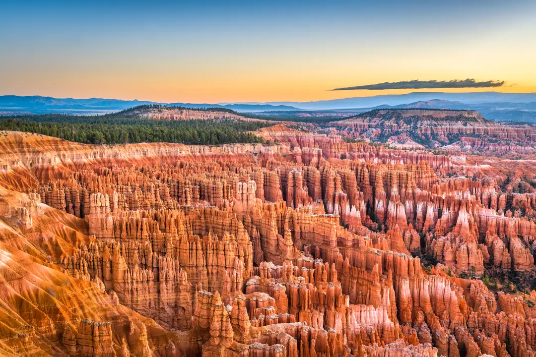 L’amphithéâtre de Bryce Canyon, célèbre pour sa concentration de hoodoos.