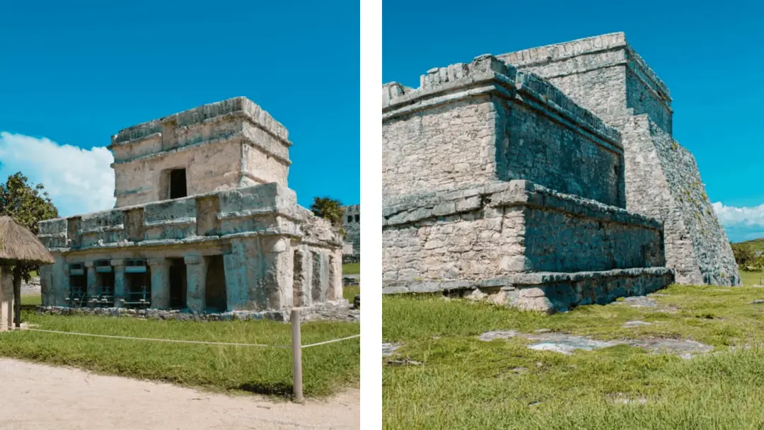 Le Temple des Fresques sur le site archéologique de Tulum.