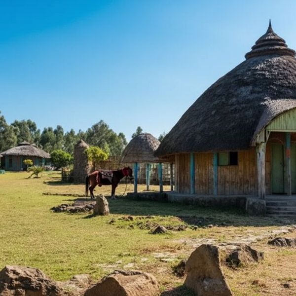 Dorf Rende Dan Pau in Sumba, Indonesien wo Ikats hergestellt werden