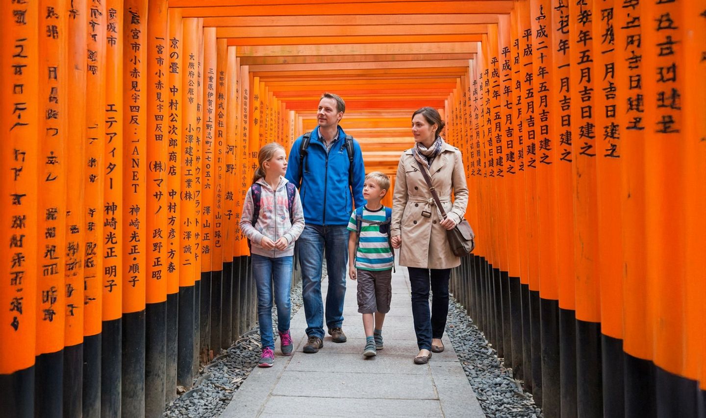 Familienreise durch Japan machen