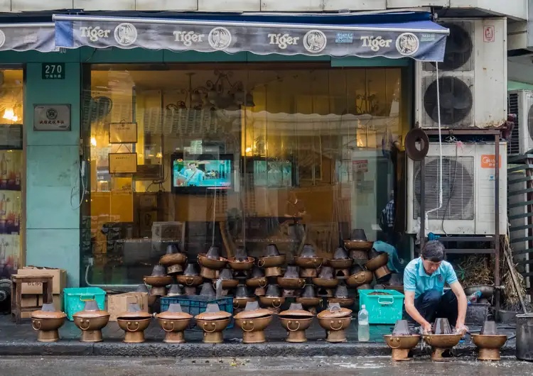 Voyage en Chine - Feuertopfe à Shanghai
