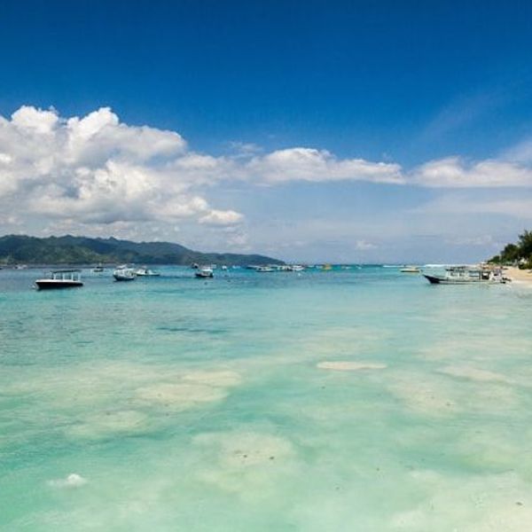 Ankunft auf der Gili Insel