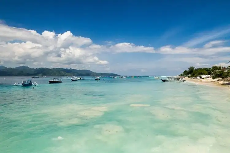 Ankunft auf der Gili Insel