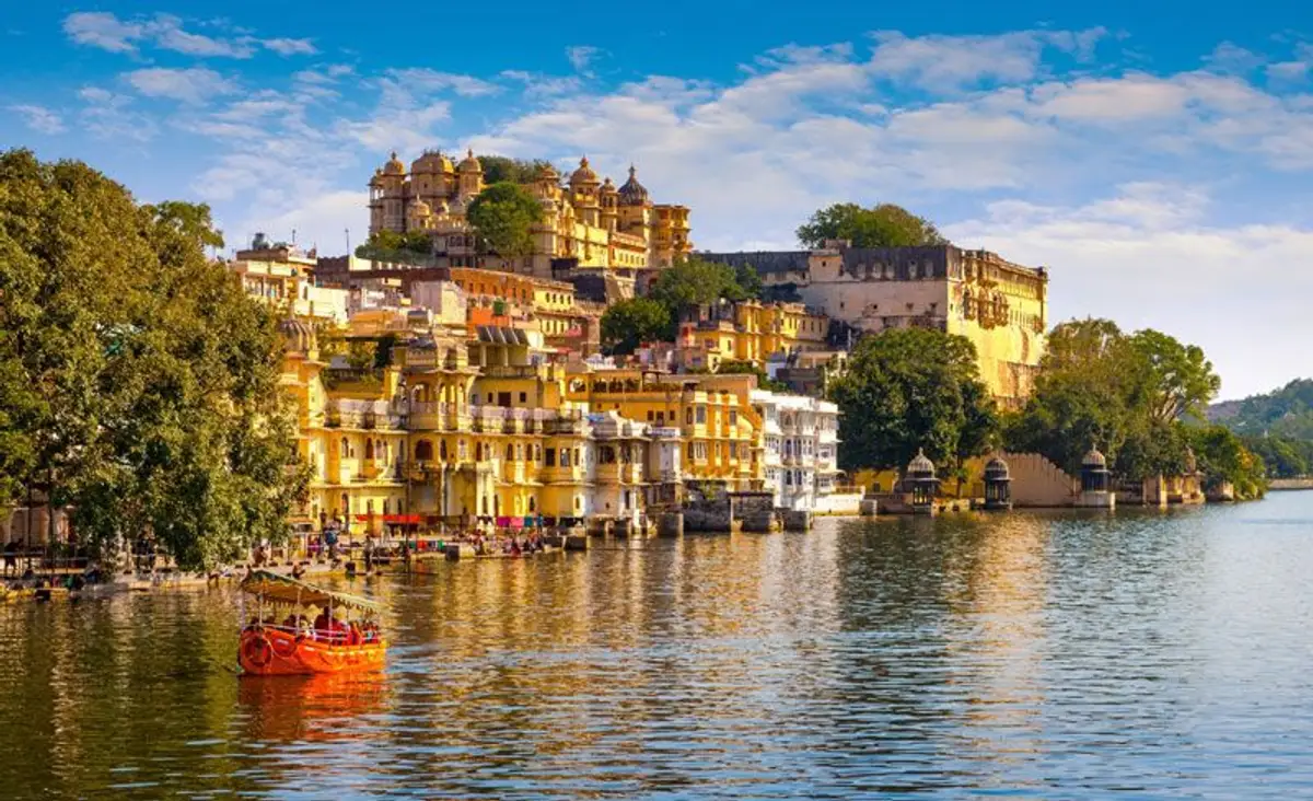 Hawa Mahal Palast der Winde in Indien Besuch