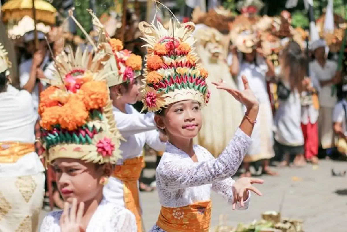 Balinesische traditionelle Tänze auf Bali