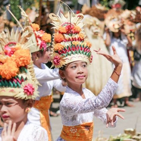 Balinesische traditionelle Tänze auf Bali