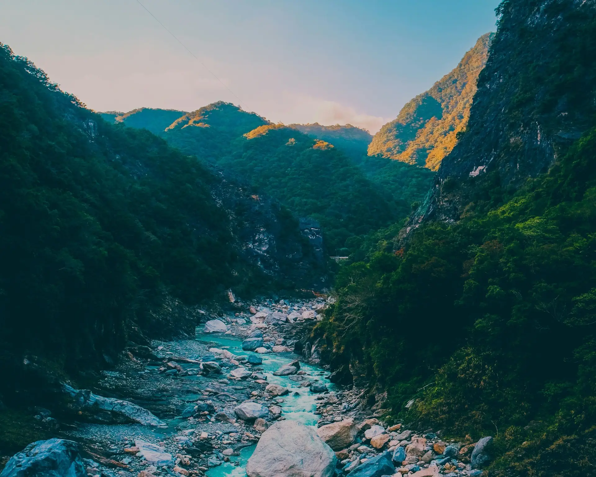 Une randonnée dans les magnifiques gorges de Taroko dans le comté de Hualien lors d'un voyage àTaiwan