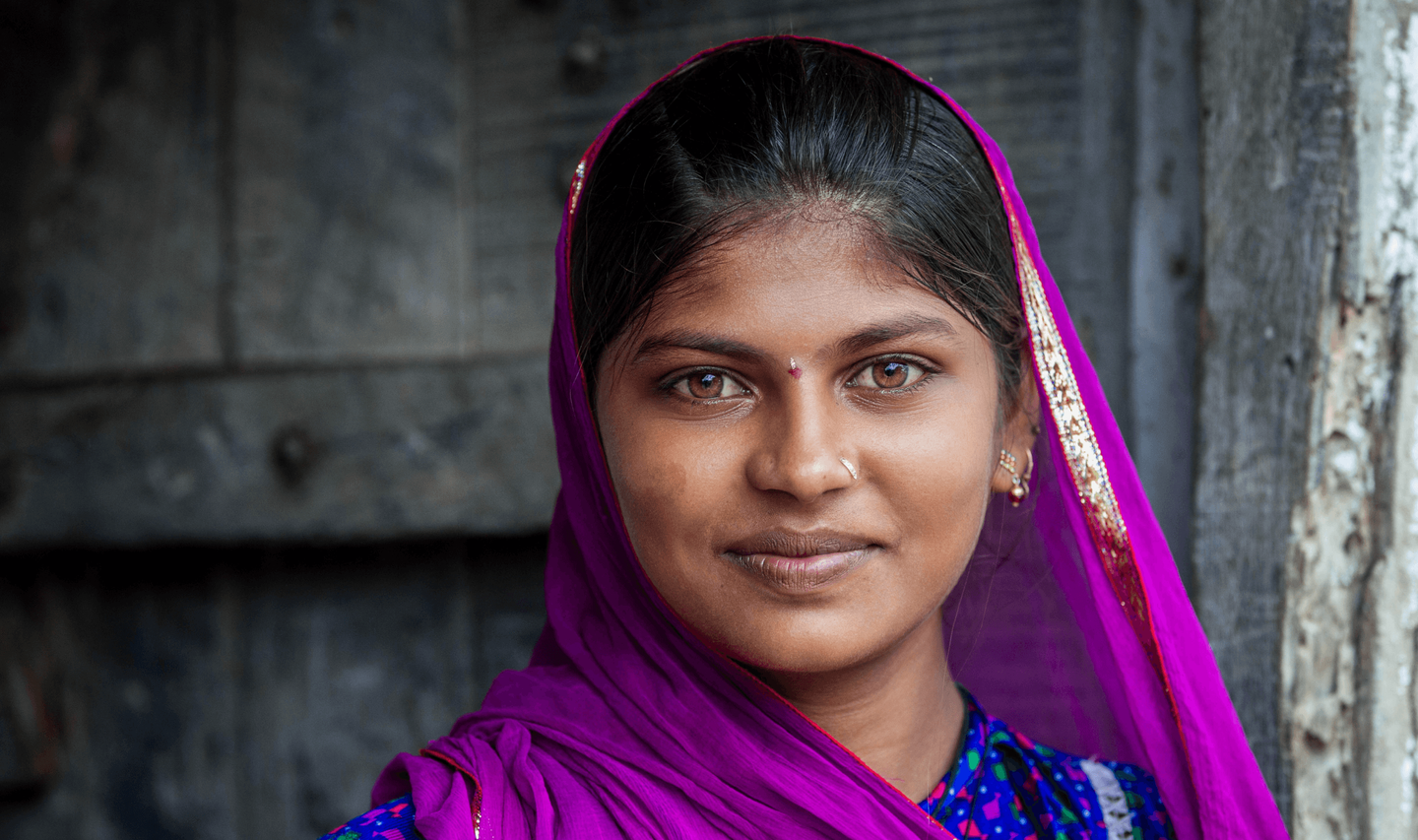 Voyage en Inde - Portrait d'une femme indienne au Rajasthan