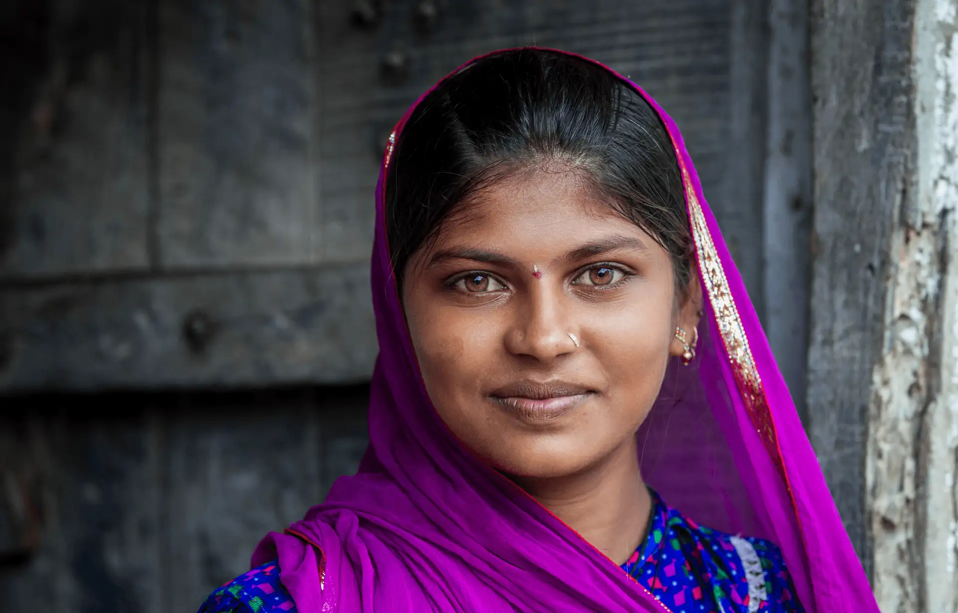 Voyage en Inde - Portrait d'une femme indienne au Rajasthan