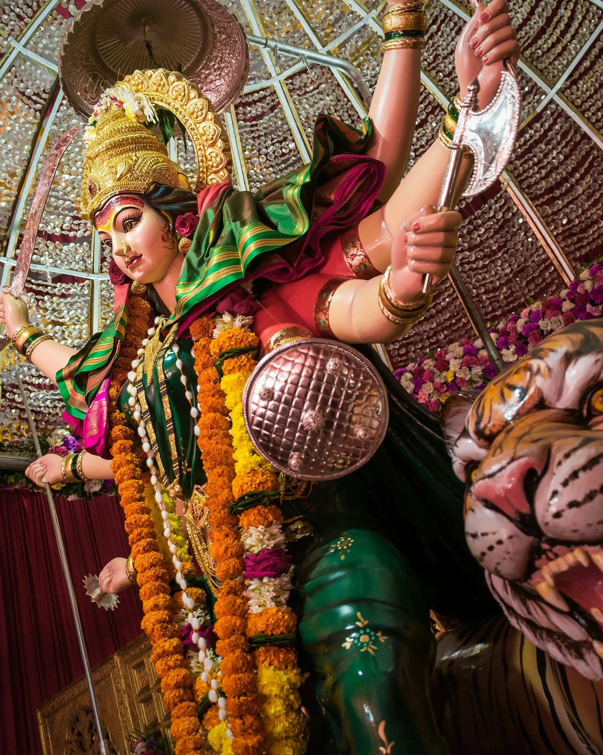 Voyage en Inde - Tigre Durga Puja