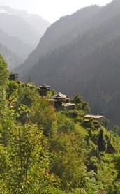 Voyage dans le nord-est de l'Inde, village de montagne