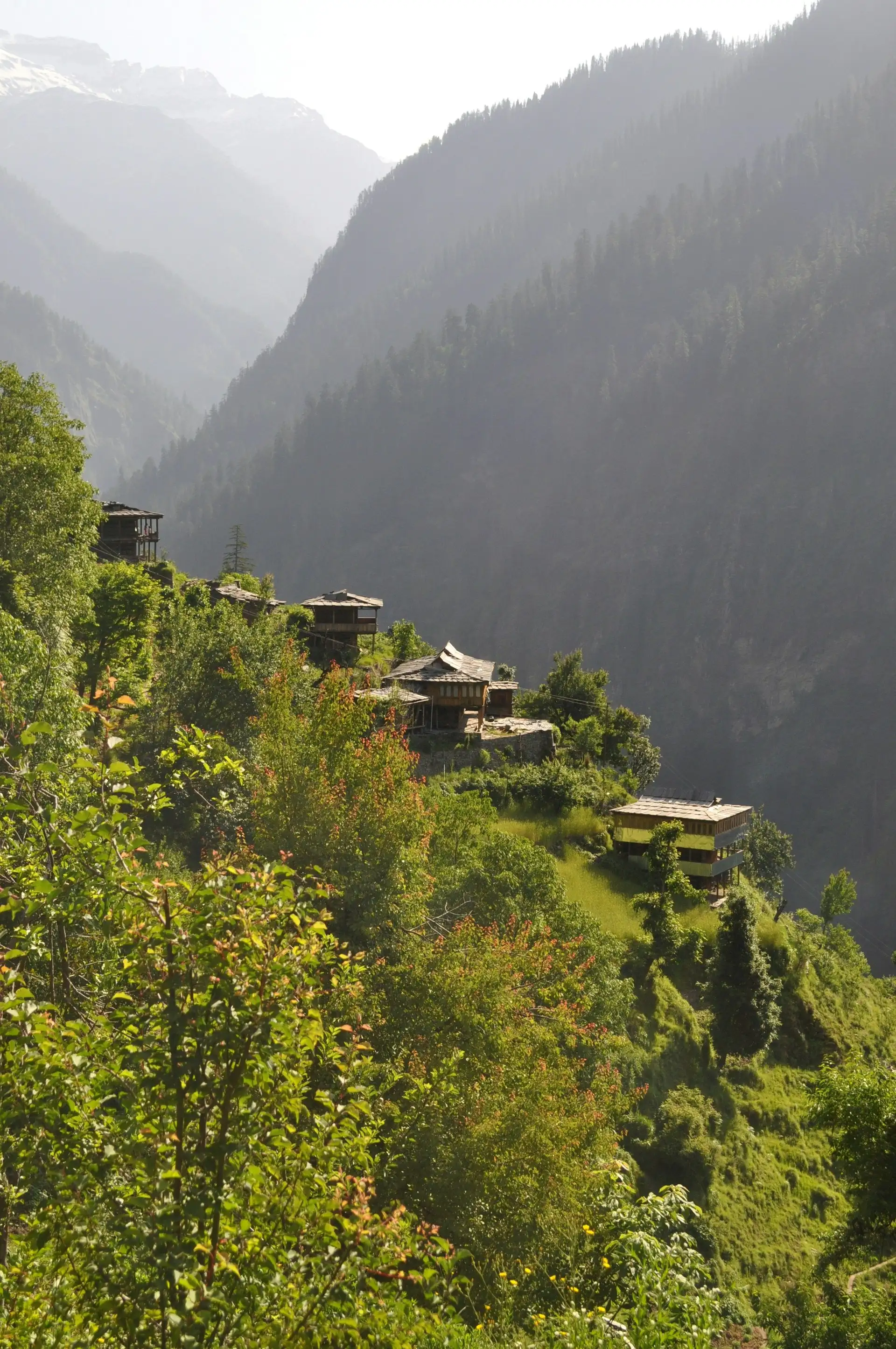 Voyage dans le nord-est de l'Inde, village de montagne