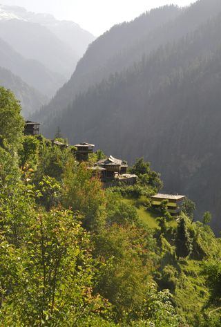 Voyage dans le nord-est de l'Inde, village de montagne